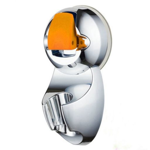 Krómozott zuhanyfej tartó tapadó koronggal