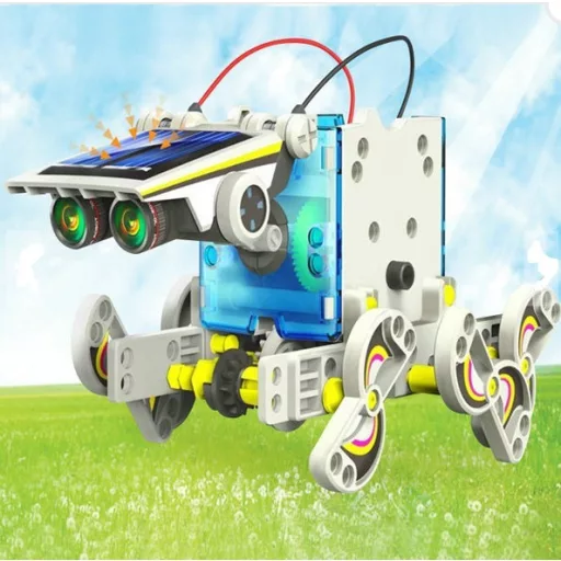 13 az 1-ben napelemes robot
