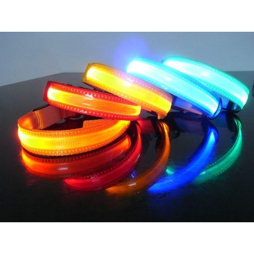 LED kutya nyakörv világító kutyanyakörv