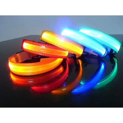 LED kutya nyakörv világító kutyanyakörv
