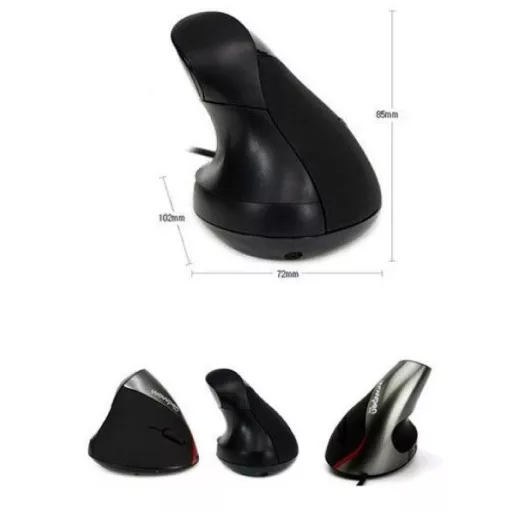 Vertikális ergonómikus USB egér