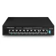   Esperanza 8 portos PoE Ethernet kapcsoló + 2 Uplink port, 10/100 sebességgel, Spotter funkcióval - ENS106