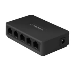   Esperanza Ethernet Switch - 5 Port, 10/100 Mbps, Flux Control - ENS101