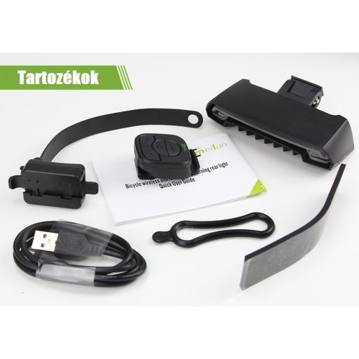 Kerékpár lámpa, bicikli lámpa, kerékpár hátsó lámpa indexes funkcióval