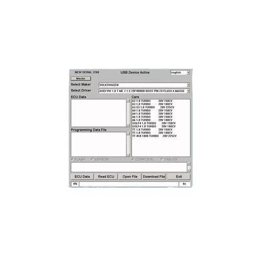 Galletto 1260 ECU Flasher EOBD 2 OBDII OBD chiptuning kábel