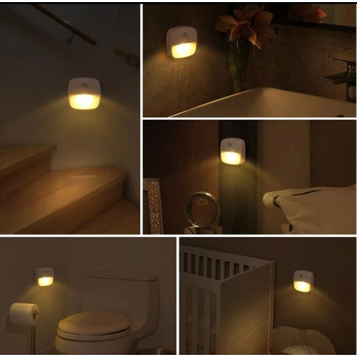 Mozgásérzékelős lámpa, LED lámpa,  beltéri fali lámpa