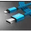 Extra strapabíró 1 méteres Lightning Iphone gyorstöltő és USB adatkábel