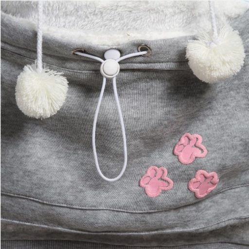 Macskahordozó, cicahordozó pulcsi, macskás pulóver, cicás pulcsi