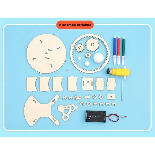 Csináld Magad Elektromos Forgó Naprendszer Fából