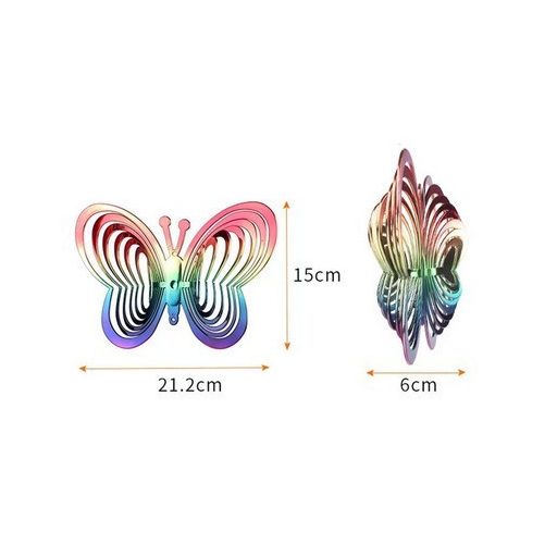 Látványos Pillangó Kerti Dísz (4db)