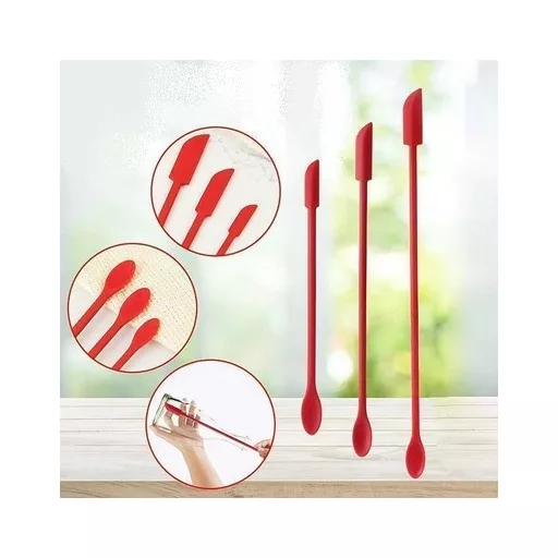 Szilikon Spatula Sminkes Üvegekhez (3db)