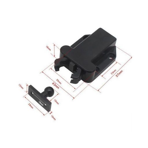 Görgős Csappantyú Szekrényzár