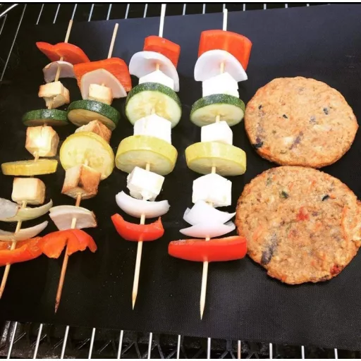 Grill sütőlap, grill alátét (tapadásmentes) 3 db