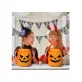 Halloween tök táska LED világítással