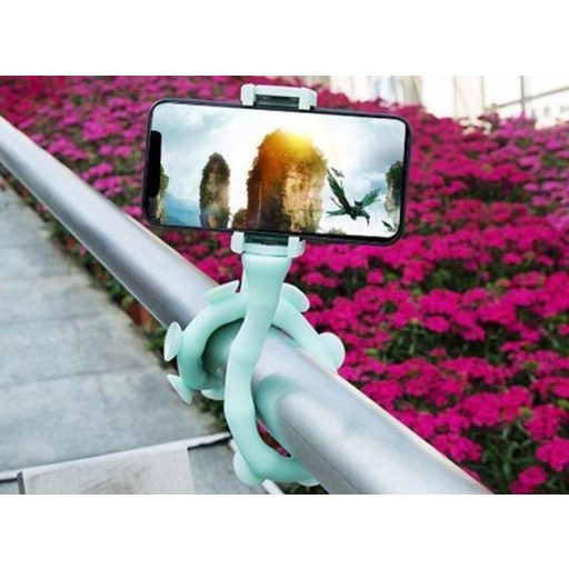 Tapadókorongos, flexibilis kukac telefontartó