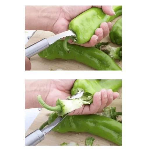 Paprika csumázó kés rozsdamentes acélból