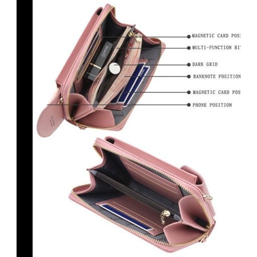 Kisméretű női táska, crossbody