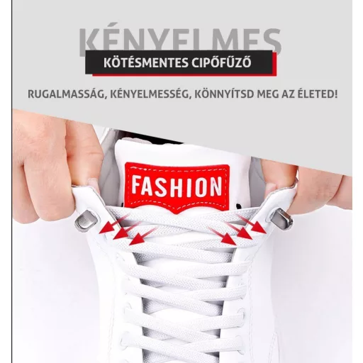 Kötésmentes cipőfűző