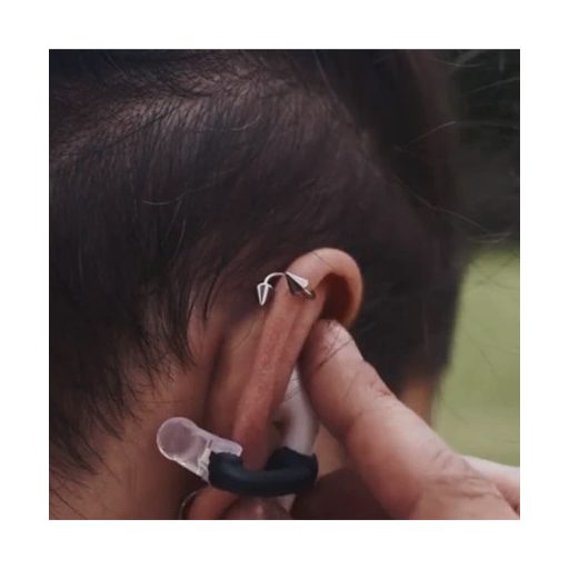 Fülhallgató rögzítő, csipesz