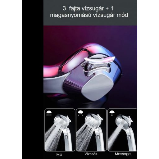 Magasnyomású Többfunkciós Zuhanyrózsa