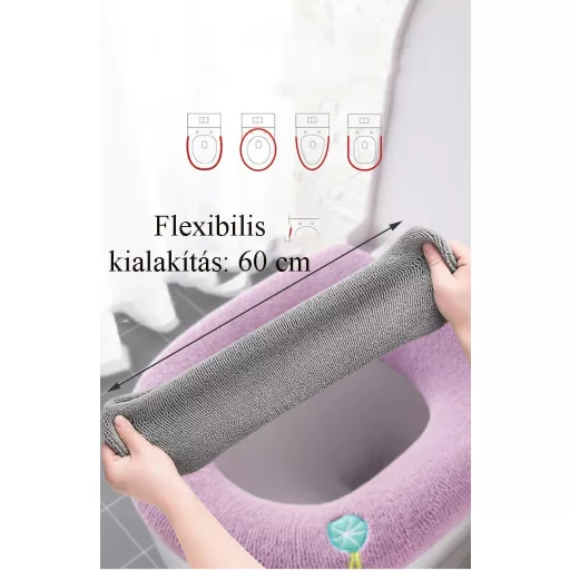 Téli WC ülőke huzat