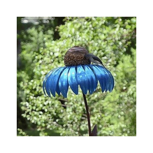 Virág madáretető, kerti dekoráció