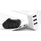 3 Portos USB 2.0 HUB forgatható fejjel