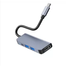 C típusú 4 portos USB Hub 3.0–4K HDMI
