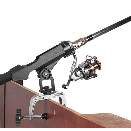 360°-ban forgatható horgászbot tartó