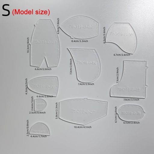 Kreatív varrósablon szett, mackó varráshoz