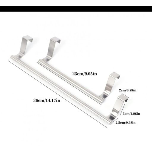 Rozsdamentes acél törölközőtartó