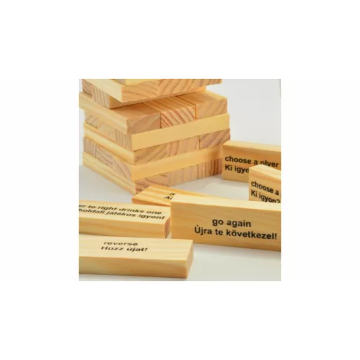 Részeg Jenga ivós játék