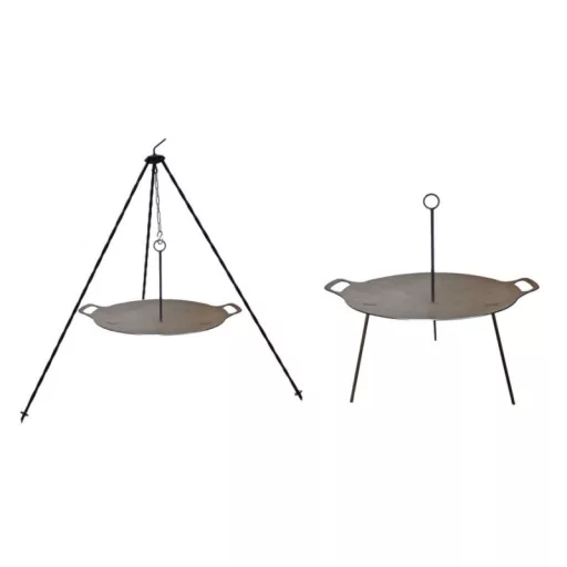 Grill tárcsa kétfunkciós, vas 40cm