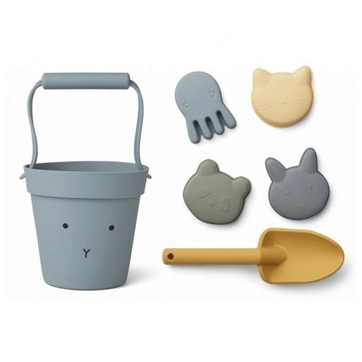 Színes szilikon homokozó szett