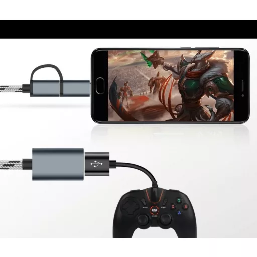 2 in 1 USB átalakító kábel