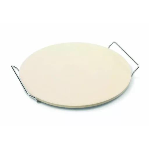 Pizzasütő kő lap, állvánnyal - 33 cm (Perfect Home)