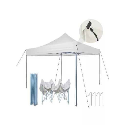 Összecsukható kerti pavilon, 2,9x2,9 m