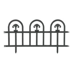 Műanyag virágágyás szegély, kerítés