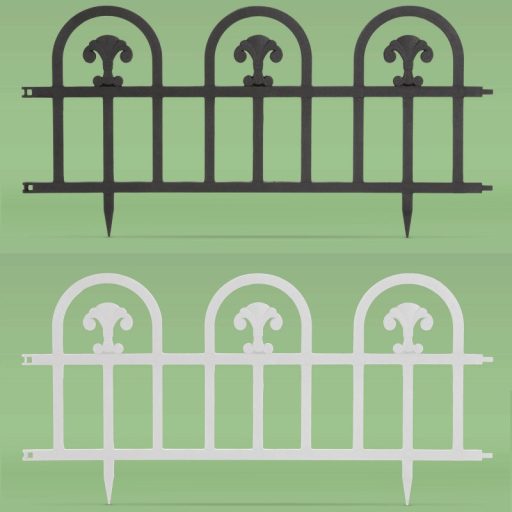 Műanyag virágágyás szegély, kerítés