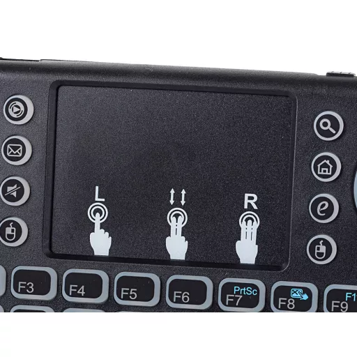 Vezeték nélküli mini billentyűzet (USB stick csatlakozás)