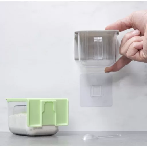 InnovaGoods Handstore Felragasztható konyhai tároló edények - 2 db