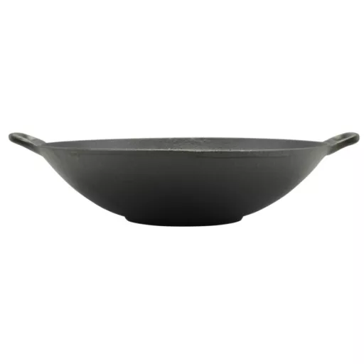 Öntöttvas wok 36 cm