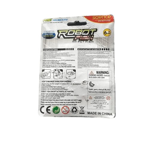 Elemes mini úszó halacska játék