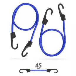   MNC Professzionális gumipók szett - kék - 45 cm x 8 mm - 2 db / szett