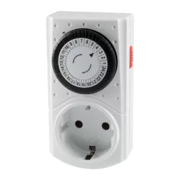   Home 0760S mechanikus beltéri időzítő óra, manuális bekapcsolási lehetőség, 30 perces intervallumok, naponta ismétlődő kapcsolás
