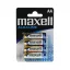 Maxell LR6 AA elem, alkáli, ceruza, 1,5V, 4 db/csomag