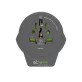   q2power 1.100110-TH utazóadapter, World to Europe USB, USB 5V 2.4A, max. 16 A, 250 V - 4000 W teljesítmény