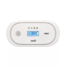   HOME CO10LCD szén-monoxid vészjelző, LCD kijelző , elemes, 2 év elem élettartam, 10 év érzékelő élettartam