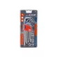   EXTOL PREMIUM torx kulcs klt., CV. ; 9db, lyukas, T10,15,20,25,27,30,40,45,50, bliszteren