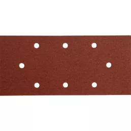   EXTOL PREMIUM csiszolópapír, tépőzáras, 93×190 mm, 8 lyukas klt. P80, 10db/cs, 407115-höz